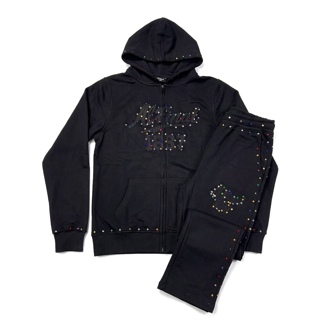 Lo Colore Hoodie & Pants Set (Black)
